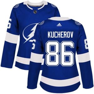 Damen Tampa Bay Lightning Trikot Nikita Kucherov 86 Blau Authentic